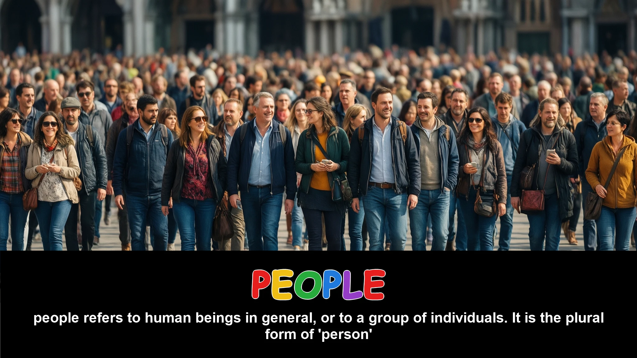 English Illustration for people